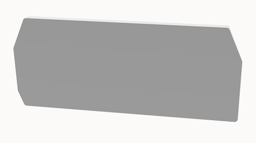 D-WS6-01P-11-00Z(H), Концевая крышка, для WS6, серый, шт | код 11060000121 | DEGSON