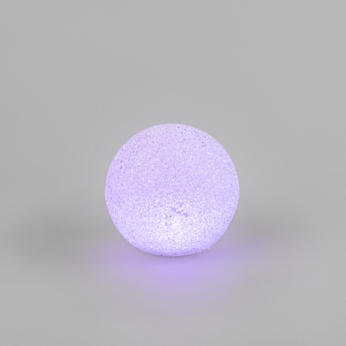 Фигура светодиодная Снежок RGB, 14 см | код 513-014 | NEON-NIGHT
