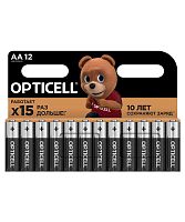 Элемент питания алкалиновый AA/LR6 (блист. 12шт) Basic | код 5051010 | Opticell