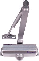 Доводчик дверной, усилие EN4, вес двери до 100 кг, две регулировки | код TS-DC085 Freeze серебро | Tantos