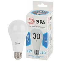 Лампа светодиодная LED A65-30W-840-E27 30Вт A65 грушевидная 4000К нейтр. бел. E27 | Код. Б0048016 | ЭРА
