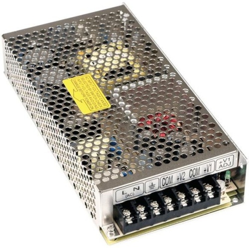 Источник питания AC-DC, 125Вт, вход 88…132/176...230V AC, 47…63Гц /248…373В DC, выходы: 24В/0.5…4A: 48В/0.2…2.5А (изолированные), рег. вых=±5%U1, изоляция 3000В AC, в корпусе 199х98х38мм, -20…+70С | код RD-125-2448 | MeanWell