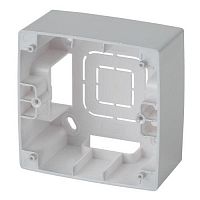 Коробка накладного монтажа 1 пост, Эра12, алюминий (20/200/1600) 12-6101-03 | код Б0043162 | ЭРА