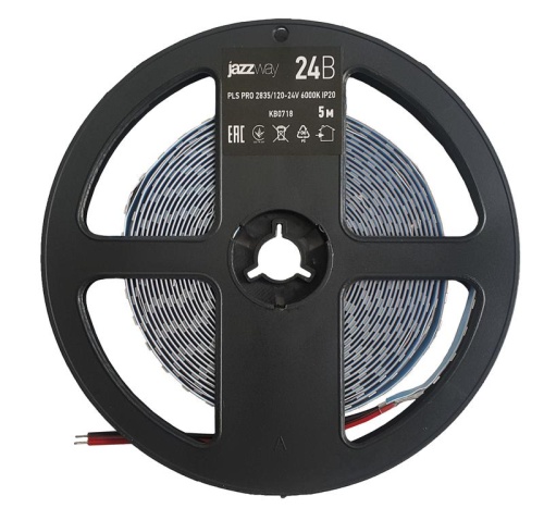 Лента светодиодная PLS PRO 2835/120-24В 3000К IP20 (уп.5м) | код 5015678 | JazzWay