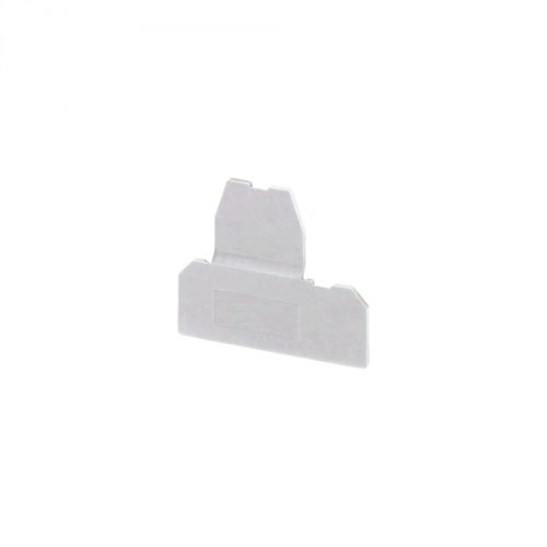 Крышка концевая для клеммы проходной OptiClip D-TB-2.5/4-2L-серый (50 шт.) КЭАЗ | код 258268 | КЭАЗ