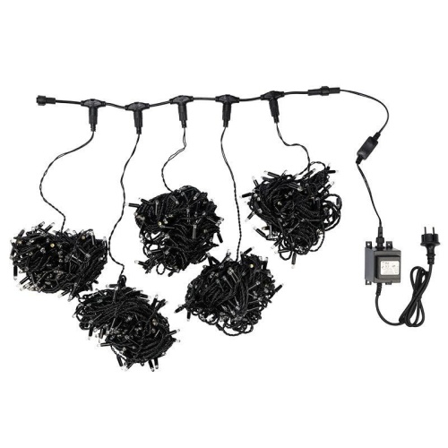 Гирлянда светодиодная "LED ClipLight" 5 нитей х20м 665LED тепл. бел. 50Вт 24В IP65 трансф. в компл. Neon-Night 323-506 фото 6