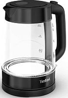 Чайник электрический Tefal KI840830 1.7л. 2200Вт черный (корпус: стекло) | код 1654783 | TEFAL