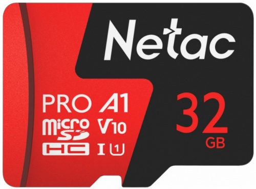 Флеш карта microSDHC 32GB Netac NT02P500PRO-032G-R P500 Extreme Pro + adapter | код 1809899 | NETAC