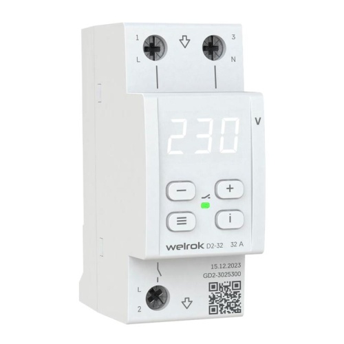 Реле напряжения D2-32 Welrok 4660251140076 Реле напряжения D2-32 Welrok 4660251140076