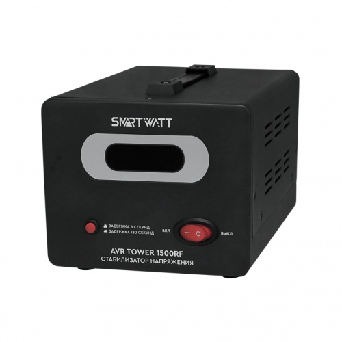 Напольный стабилизатор напряжения SMARTWATT AVR TOWER 1500RF | код 4512020370004 | SMARTWATT