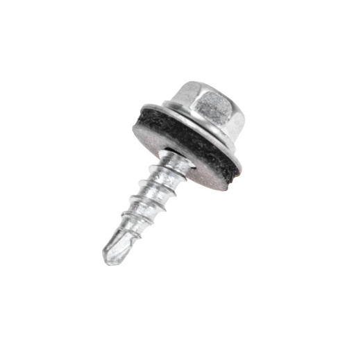 Саморез кровельный 4,8х19мм, цинк, короб (250 шт/уп) KRANZ | код 1201-4819-3 | KRANZ