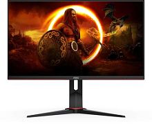 Монитор AOC 28 Gaming U28G2XU2 черный/красный IPS LED 1ms 16:9 HDMI M/M матовая HAS Piv 370cd 178гр/178гр 3840x2160 144Hz DP 4K USB 6.37кг | код 1867099 | AOC