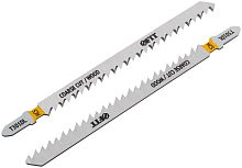 Полотно по дереву HCS шлифованные под свободным углом зубья 132/106/4мм (T301DL) (уп.2шт) FIT 40899