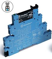 Реле модульное интерфейсное 2А 240В AC 24В DC IP20 винт. клеммы | код 388170248240 | FINDER
