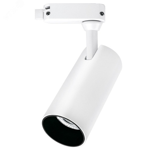 Светильник светодиодный трековый на шинопровод ДПО-15Вт 5000К 1350Лм угол светораспределения 24 белый IP40 | код 5041233 | JazzWay Светильник светодиодный трековый на шинопровод ДПО-15Вт 5000К 1350Лм угол светораспределения 24 белый IP40 | код 5041233 | JazzWay