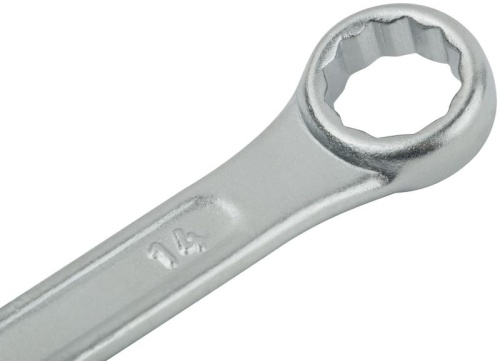 Ключ комбинированный ''Хард'', хромированное покрытие 14 мм | код 63144 | FIT фото 6 Ключ комбинированный ''Хард'', хромированное покрытие 14 мм | код 63144 | FIT фото 6