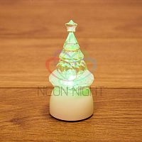Фигура светодиодная "Елочка Кристалл" на подставке RGB | код 501-051 | Neon-Night