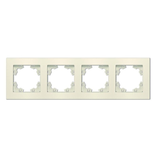 Рамка 4-м Афина универс. сл. кость (ivory) | код A0046-I | Universal