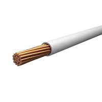 Провод ПуГВнг(А)-LS 1х10.0 ГОСТ (бухта 100м) белый | код SQ0124-0853 | РЭМЗ ТМ