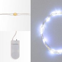 Гирлянда домашняя светодиодная Роса 2м 20LED белый | код 303-005 | Neon-Night