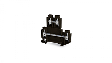 Двухуровневые клеммные зажимы TBL 4 2P черный | код TBL 4 2P Black | Tbloc