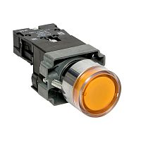 Кнопка BA51 с подстветкой 230В желтая NO IP65 PROxima | код xb2-bw51-230-65 | EKF