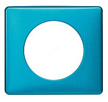 Рамка, однопостовая, лазурный пунктум | код 68771 | Legrand