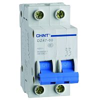 Автоматический выключатель DZ47-60 2P 5A 4.5kA х-ка C (CHINT) | код 188056 | CHINT