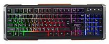 Клавиатура Оклик 710G BLACK DEATH черный/серый USB Multimedia for gamer LED | код 476393 | Oklick