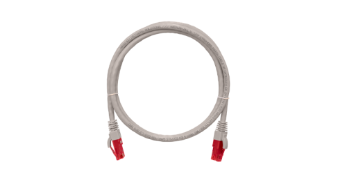 Коммутационный шнур NIKOMAX U/UTP 4 пары, Кат.6a (Класс Ea), 500МГц, 2хRJ45/8P8C, T568B, заливной, с защитой защелки, многожильный, BC (чистая медь), 24AWG (7х0,195мм), LSZH нг(А)-HFLTx, серый, 0.15м | код NMC-PC4UA55B-001-C-GY | NIKOMAX Се