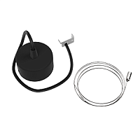 Комплект для подвеса светильников Stellar-Line, длина троса 1,2 м (1 комплект на 1 светильник) RAL9005 черный матовый | код V4-R0-T0.0006.SL0-0001 | Вартон