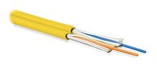Hyperline FO-D3-IN-9S-2-LSZH-YL Кабель волоконно-оптический 9/125 (SMF-28 Ultra) одномодовый. 2 волокна. duplex. zip-cord. плотное буферное покрытие (tight buffer) 3.0 мм. для внутренней прокладки. LSZH. нг(А)-HF. –40 C – +70 C. желтый | код 394459