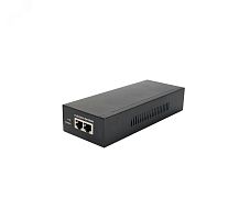 Инжектор PoE 1хRJ45 10/100/1000 Мб/с, 802.3af/at/bt, до 65 Вт AC 220В, DC 52В | код Midspan-1/652G | OSNOVO