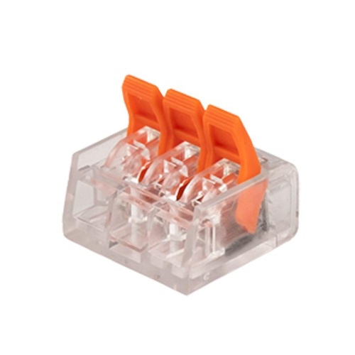 Клеммы монтажные многоразовые PTC-3P 221-413 450V 32A 0,14-4.0mm2, 3 отверстия, прозрачные / 50шт. | код 5050914 | JazzWay фото 2 Клеммы монтажные многоразовые PTC-3P 221-413 450V 32A 0,14-4.0mm2, 3 отверстия, прозрачные / 50шт. | код 5050914 | JazzWay фото 2