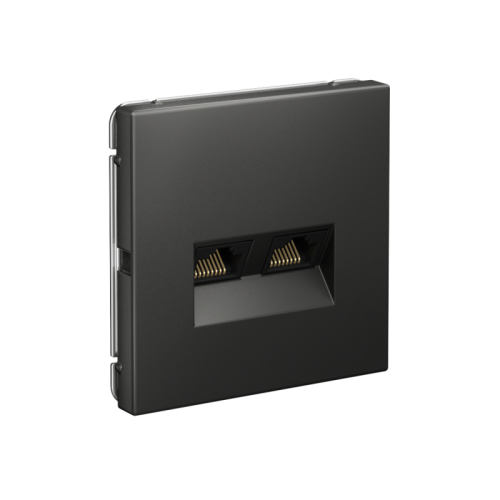 ARTGALLERY РОЗЕТКА двойная компьютерная RJ45+RJ45, кат. 5е, механизм, БАЗАЛЬТ | код GAL001485 | Systeme Electric фото 3 ARTGALLERY РОЗЕТКА двойная компьютерная RJ45+RJ45, кат. 5е, механизм, БАЗАЛЬТ | код GAL001485 | Systeme Electric фото 3