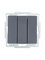 Выключатель 3-кл. СП Vesna механизм графит LEZARD 742-3488-109