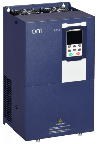 Преобразователь частоты K751 380В 3Ф 37-45кВт 75-91А ONI Запросите проектную скидку | код K751-33-3745M | ONI