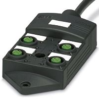 Коробка датчика и исполнительного элемента SACB-4/ 8-L- 5,0PUR SCO P | код 1452602 | PHOENIX CONTACT