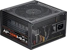 Блок питания Formula ATX 500W AP-500ММ 80 PLUS WHITE (20+4pin) APFC 120mm fan 6xSATA RTL | код 1998092 | FORMULA