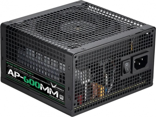 Блок питания Formula ATX 600W AP-600ММ 80 PLUS WHITE (20+4pin) APFC 120mm fan 6xSATA RTL | код 1998094 | FORMULA
