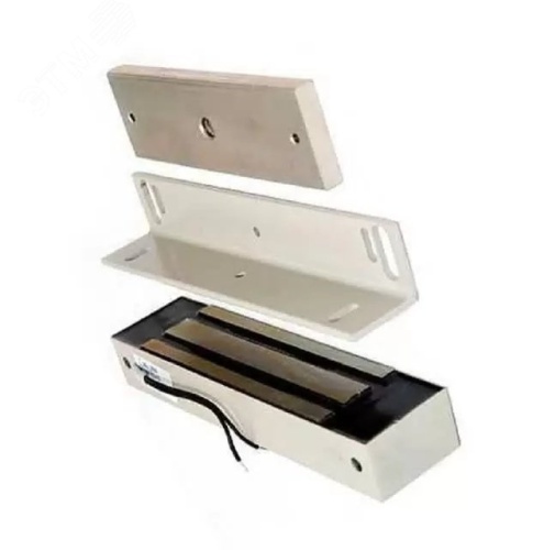 Замок электромагнитный влагозащищенный | код ML-180K с уголком Бел | AccordTec Замок электромагнитный влагозащищенный | код ML-180K с уголком Бел | AccordTec