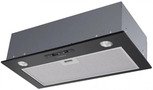 Вытяжка встраиваемая Maunfeld Crosby Light C 60 черный управление: ползунковое (1 мотор) | код 1398903 | MAUNFELD
