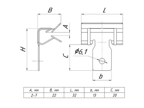 Зажим балочный 3-8 мм PROxima | код ZB3-8 | EKF фото 3 Зажим балочный 3-8 мм PROxima | код ZB3-8 | EKF фото 3