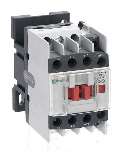 Контактор КМ-103 3P 18А 400/380В AC 7.5кВт | код. 22114DEK | DEKraft