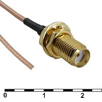 Разъём высокочастотный RUICHI END/SMA-J 13CM, длина 13 см | код 109530 | Ruichi