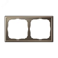 Рамка 2-м ArtGallery универс. мокко | код GAL000602 | Systeme Electric