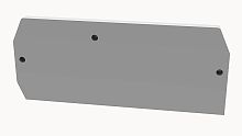 D-WS2.5-TW-01P-11-00Z(H) Заглушка торцевая, для клеммных блоков WS2.5-TW, серый изол. (ш. 2.5 мм) | код 11060000110 | DEGSON