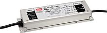 Источник питания AC-DC, 150Вт, IP67, вход 100…305В AC, 47…63Гц/142…431В DC, ККМ, выход 21...42В/3,57А, изоляция 3750В AC, в кожухе 219х63х35,5мм, -40…+70С, провод заземления | код ELG-150-42-3Y | MeanWell