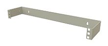 Hyperline BW19-1U-110F-RAL7035 Кронштейн настенный для 19 оборудования, высота 1U, глубина 110 мм, фиксированный, цвет серый (RAL 7035) | код 454251 | Hyperline