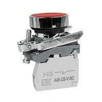 Кнопка OptiSignal D22 C4-P-401 красная металл 1НЗ XB4BA42 | код 332168 | КЭАЗ